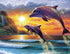 Diving Dolphins Diamond Painting